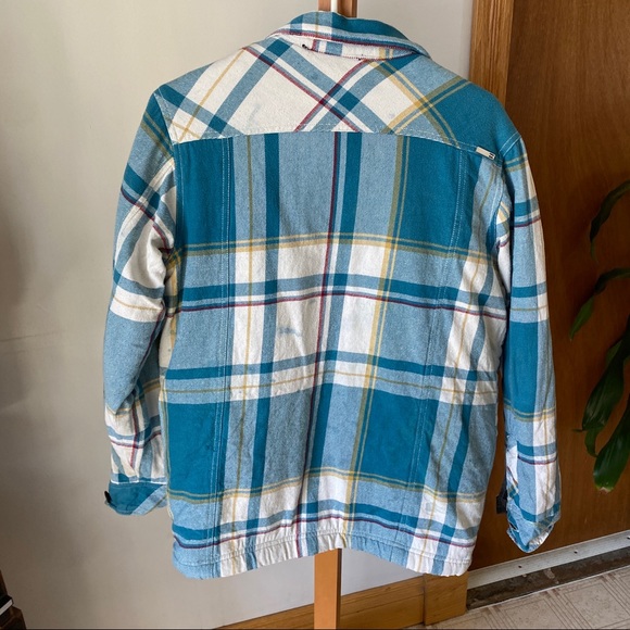 Billabong Plaid Sherpa Jacket - Picture 8 of 12